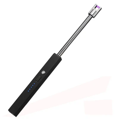 Wiederaufladbares elektrisches USB-Plasma-Feuerzeug für Küche, Pooja-Raum, Kerzen, Grill, Zigarren, Mehrzweck, 360 Grad flexibel und winddicht Wyz21052